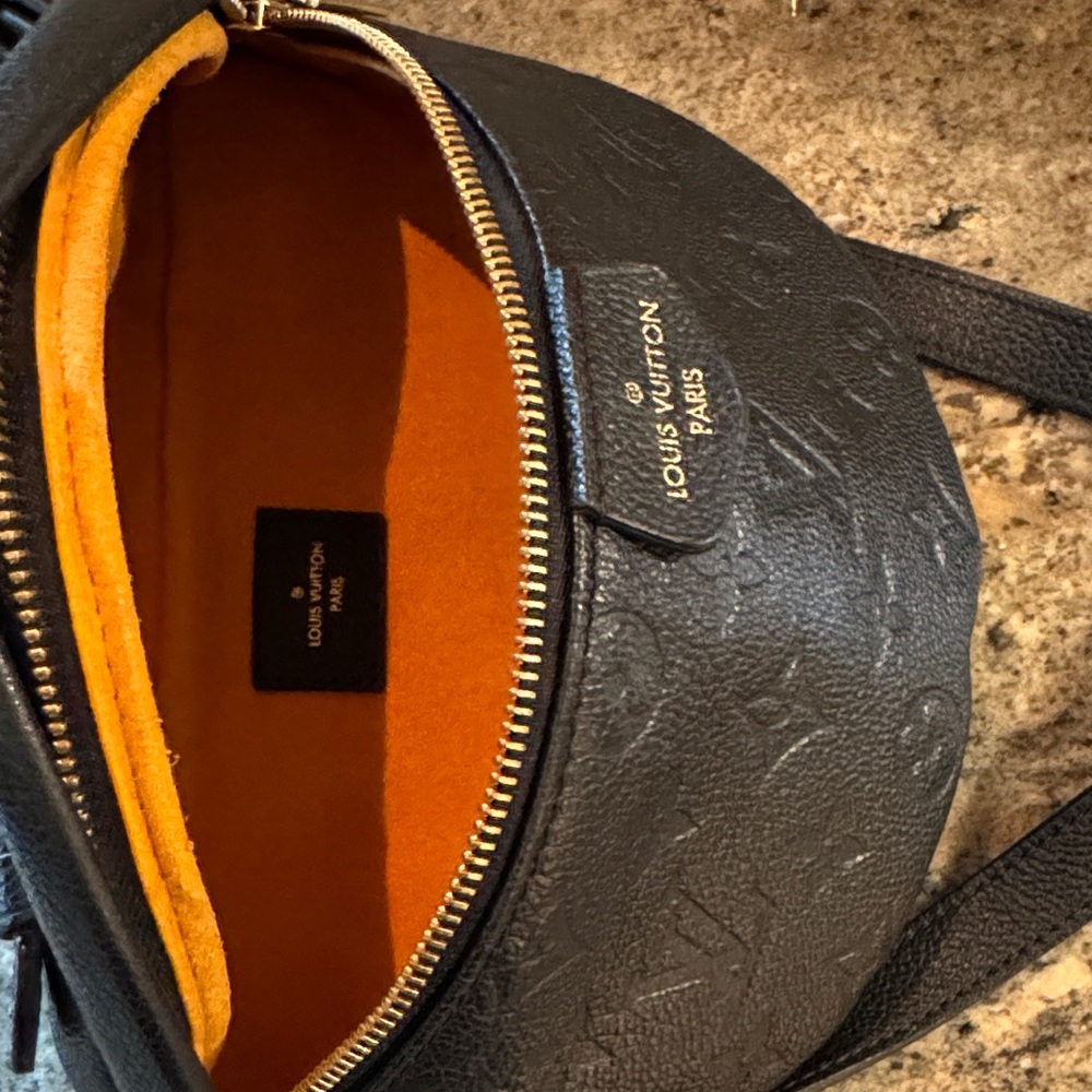 Louis Vuitton Black Embossed Belt Bag - Picture 6 of 8